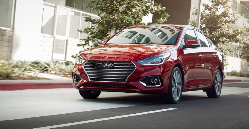 Hyundai accent store 2020 red