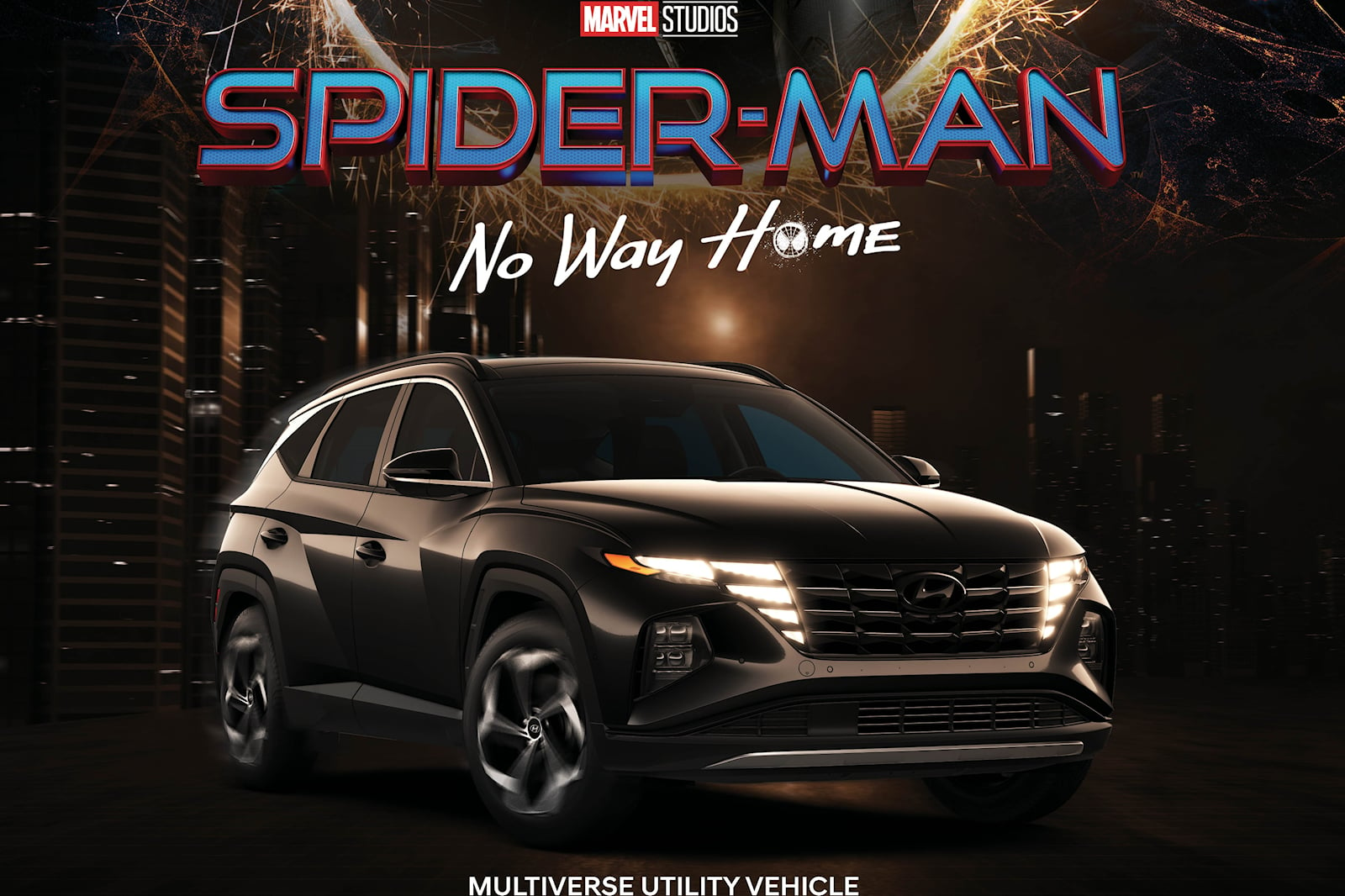 Hyundai Tucson featured in Spider-Man: No Way Home