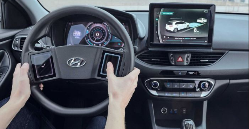 Hyundai Touchscreen Steering Wheel