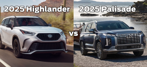 2025 Hyundai Palisade vs. 2025 Toyota Highlander